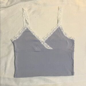Brandy Melville Lavender Lace Trim Cami